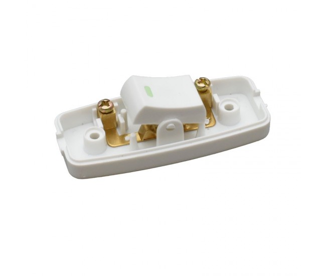 Intrerupator pe Fir 10A / 250V Alb