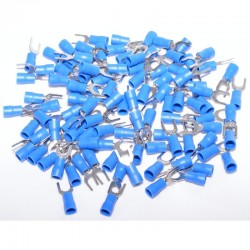 Papuc Electric tip Furca ø 5mm Albastru ,100B/Set Papuc Electric tip Furca ø 5mm Albastru ,100B/Set