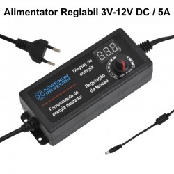 Alimentator Reglabil 3V-12V DC / 5A Alimentator Reglabil 3V-12V DC / 5A