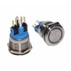 Push Buton 22mm/24V Lumina Albastru