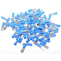 Papuc Electric Albastru Tata 6,3mm ,100buc/set Papuc Electric Albastru Tata 6,3mm ,100buc/set