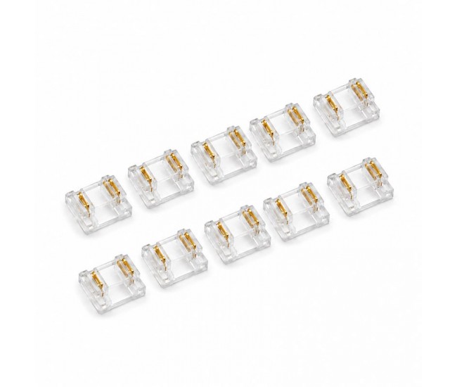 Conector pentru Imbinare Banda LED COB 10mm 3 Pini Strip to Strip Set 10 Buc DALBI YOB3P-10