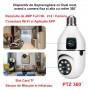 Camera de Supraveghere cu IP, Dual View PTZ 360˚ si Fixa - E27 / V380 Pro
