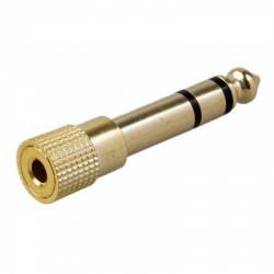 Adaptor Jack 6,3 Tata ST -Jack 3,5 Mama ST Metalic Auriu Adaptor Jack 6,3 Tata ST -Jack 3,5 Mama ST Metalic Auriu
