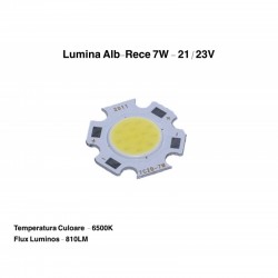 Led Cob 11mm, Putere 7W Alb-Rece Led Cob 11mm, Putere 7W Alb-Rece