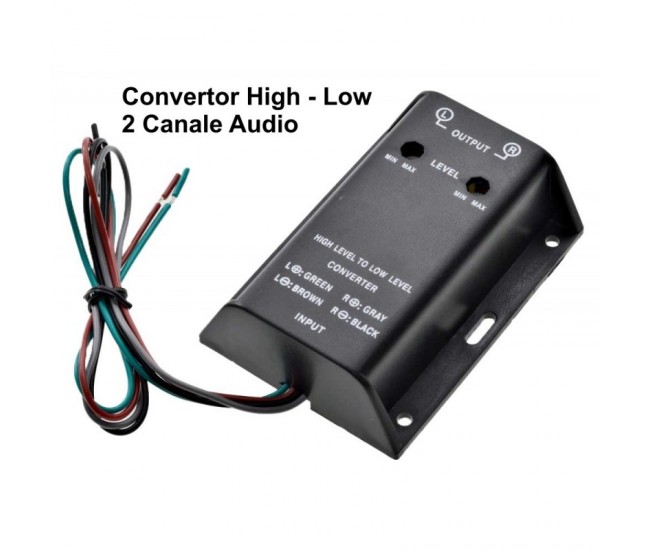 Convertor High-Low, 2 Canale Audio