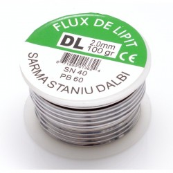 Fludor cu Pasta (flux de lipit) la Rola 100g 2mm SN40/PB60
