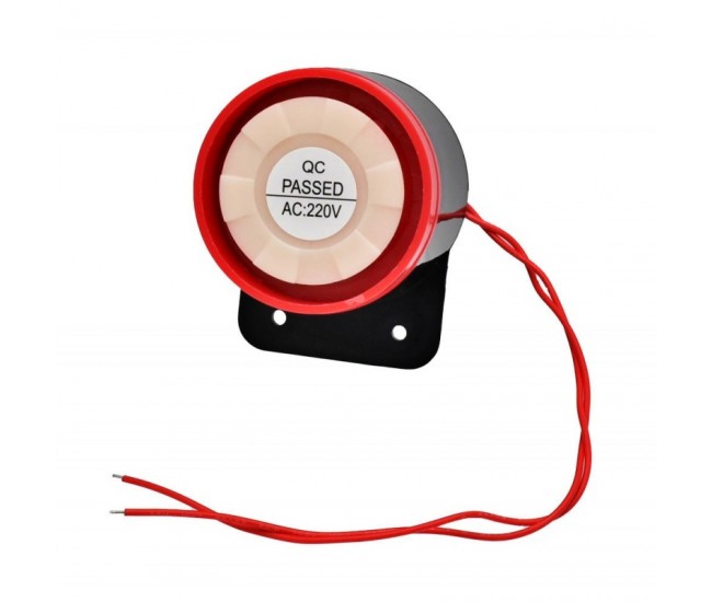 Mini Sirena pentru Alarma 220V - 105dB / LZQ 1M