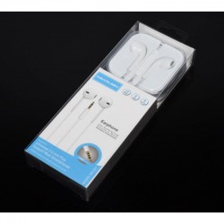 Casti Audio Dop cu Microfon M2 / Alb Casti Audio Dop cu Microfon M2 / Alb