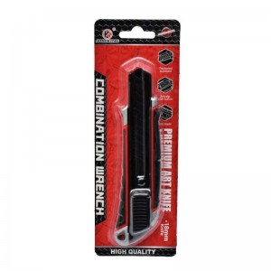 Cutter Profesional din Aluminiu cu lama 18mm Neagra