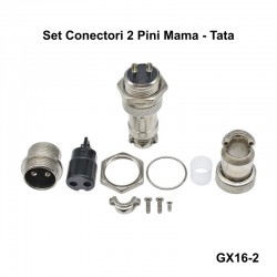 Set Conector Tip Aviator 2 Pini Set Conector Tip Aviator 2 Pini