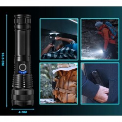 Lanterna 5 Moduri de Lumina cu Led P50 si Zoom SY-1605 Lanterna 5 Moduri de Lumina cu Led P50 si Zoom SY-1605