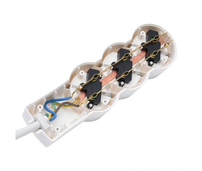 Prelungitor Electric 3 Prize si Protectie Copii, Cablu 3x1mm / 7m