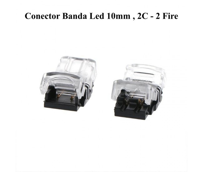 Conector Banda Led 10mm 2 Pini - 2 Fire