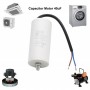 Condensator Motor cu Surub si Fire - 40uf/450V