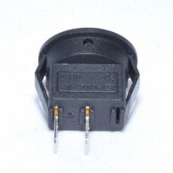 Buton Mini Negru 12 x 20mm/3A-250V Buton Mini Negru 12 x 20mm/3A-250V