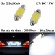 Led Auto 36mm Cob, Lumina Alba, 2buc/set