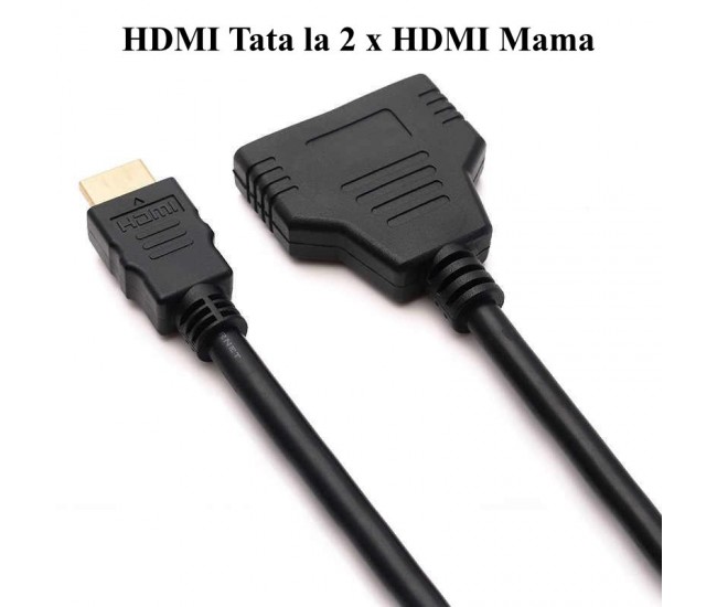 Spliter HDMI 2 IN 1, 30 cm