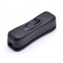 Intrerupator pe Fir prin Clipsare/Negru Intrerupator pe Fir prin Clipsare/Negru