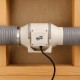 Ventilator Profesional pentru Tubulatura in Linie HZ-150, Putere 40W, Debit 600m3/h, Ø150mm - Dalbi HZ-150
