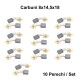 Perii Colectoare Carbuni 8x14,5x18 / 10Set/Punga