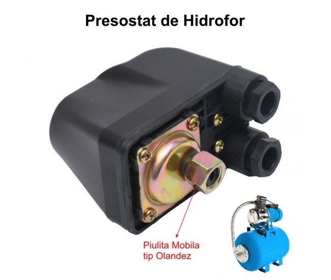 Presostat de Hidrofor cu Piulita Mobila