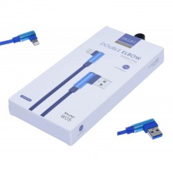 Cablu de Date USB - iPhone Lightning la 90˚ Panzat - W05 Cablu de Date USB - iPhone Lightning la 90˚ Panzat - W05