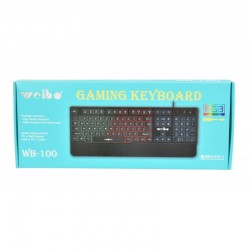 Tastatura cu Leduri RGB si USB WB-100 Tastatura cu Leduri RGB si USB WB-100