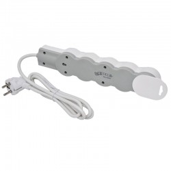 Prelungitor Electric cu Intrerupator, 5 Prize si Protectie Copii, Cablu 3x1mm / 5m Prelungitor Electric cu Intrerupator, 5 Prize si Protectie Copii, Cablu 3x1mm / 5m