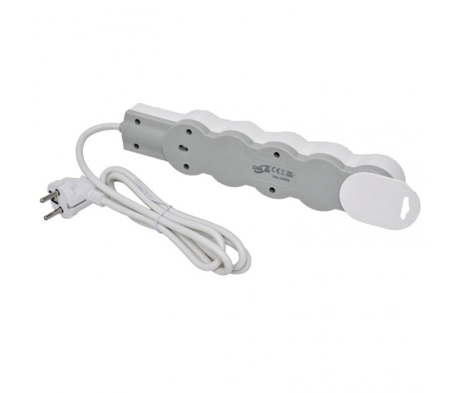 Prelungitor Electric cu Intrerupator, 5 Prize si Protectie Copii, Cablu 3x1mm / 5m