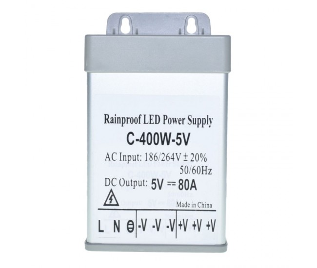 Sursa Alimentare de Exterior 5V-400W/80A