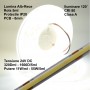 Banda Cob Led 24V - 8MM / 320led/ml - 11W/ml, Lumina Alb-Rece 6500K - 1200lm - Interior IP20 - 5m/rol