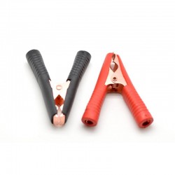 Cleste Crocodil Izolat 50A set 2 buc Cleste Crocodil Izolat 50A set 2 buc