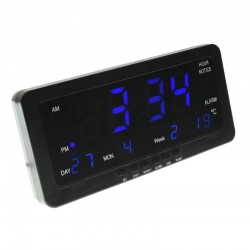 Ceas 1008 Led Albastru 28,8 x 11,2 x 4,5 cm Ceas 1008 Led Albastru 28,8 x 11,2 x 4,5 cm