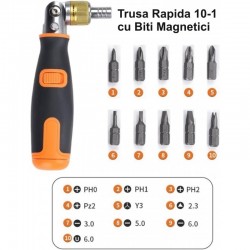 Surubelnita Multifunctionala 10 in 1 cu Clichet, 2050A Surubelnita Multifunctionala 10 in 1 cu Clichet, 2050A
