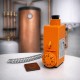 Termostat de Contact cu Brățară pentru Conducte, Reglaj 20-90°C, Control Pompă Recirculare