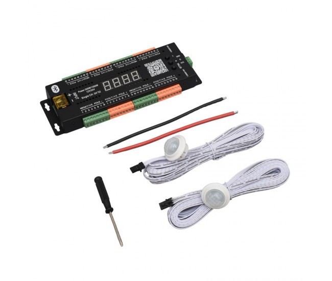 Controler Inteligent cu Bluetooth de Lumini pentru Scara Interioara / 32 Canale - STAIR26E
