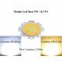 Led Cob 28mm - 3W, Lumina Cald/Rece