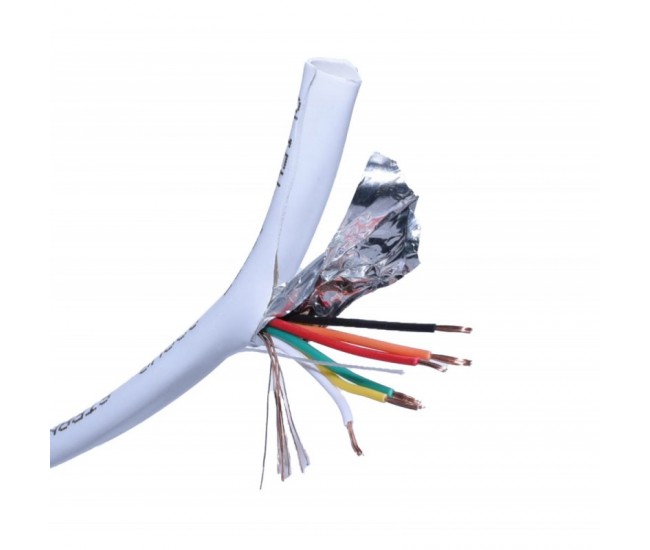 Cablu de Alarma 6x0,22mm/Rola 100m