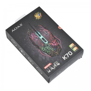 Mouse Gaming cu Leduri RGB si USB K-70