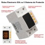 Releu Electronic de Protectie reglabil 1-63A la Supratensiune, Subtensiune si Supracurent Dalbi AVR-63