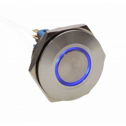 Push Buton 30mm/24V Led Albastru Push Buton 30mm/24V Led Albastru
