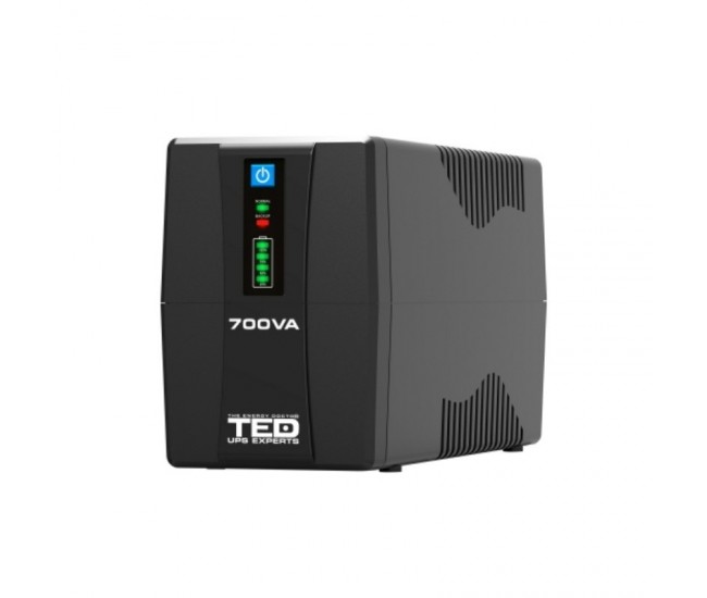 UPS 700VA / 400W Line Interactive AVR 2 schuko TED