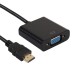 Convertor Video HDMI - VGA + Jack