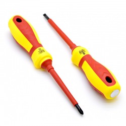 Surubelnita Galbena Izolata cu Led 5x100mm / Stea Surubelnita Galbena Izolata cu Led 5x100mm / Stea