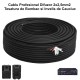 Cablu Audio Prof Rotund 2x2,5mm2 cu Bumbac / 8mm - 100m/Rol