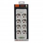 Prelungitor Multifunctional 8 prize - 2m cu 3 x USB 2,1A - 2 x PD si Intrerupator