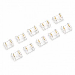 Conector pentru Imbinare Banda LED COB/SMD 10mm 2 Pini Strip to Strip Set 10 Buc DALBI YOB/YCB2P-10