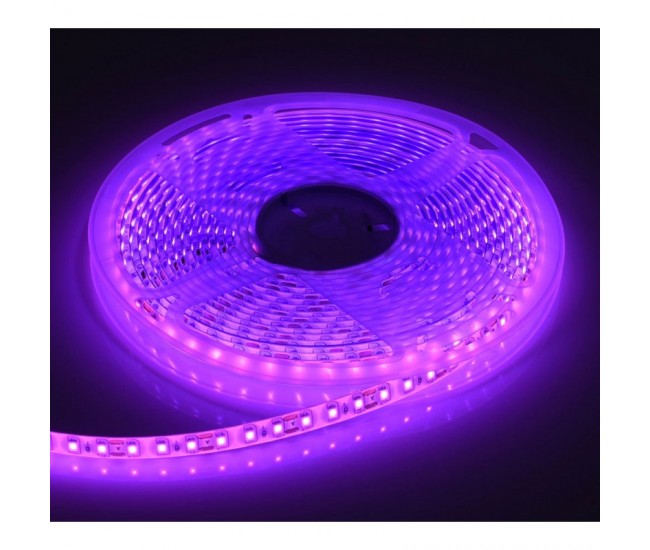 Banda Led 2835 - Roz-Pink 120led/m, EX-IP65 Rola/5m