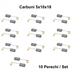 Perii Colectoare Carbuni 5x10x18, Papuc M 4,8mm Cot / 10Set/Punga Perii Colectoare Carbuni 5x10x18, Papuc M 4,8mm Cot / 10Set/Punga